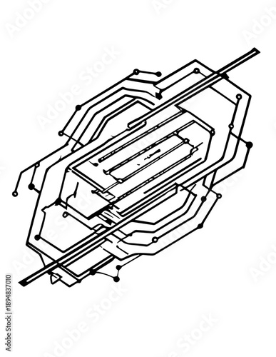 vector illustration of a sketch of a pencil