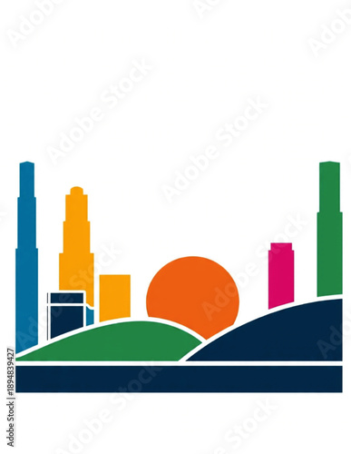 vector illustration of a city