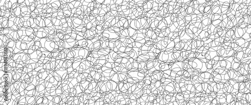 Monochrome Crosshatch Linear Loops Background Texture
