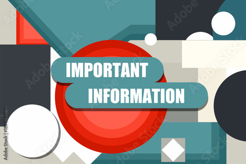 Vector banner. Megaphone with important information speech bubble. Loudspeaker. Banner for business, marketing. Banner design vector illustration.