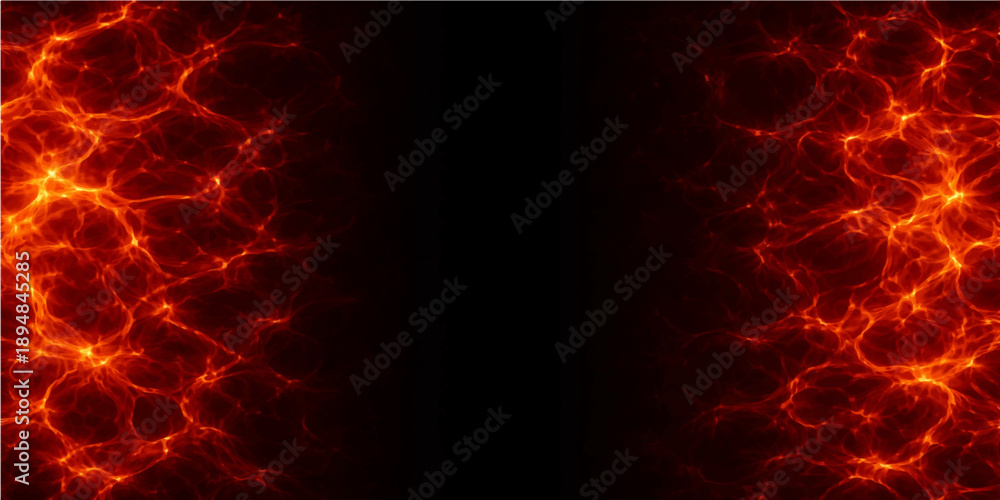 Fototapeta premium Fiery explosion with burning orange flames and swirling smoke creates a high energy heat texture design for an inferno motion background loop on a black alpha element