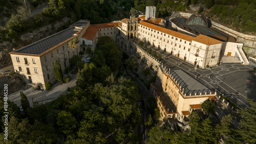 Quadro em tela Aerial view of the regional sanctuary of San Francesco da Paola, in the province of Cosenza, Calabria, Italy