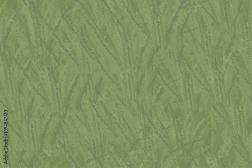 Grass background seamless pattern. Grawing lawn grass texture. Vector.
