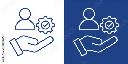 Ownership Blue And White Icon Style Collection