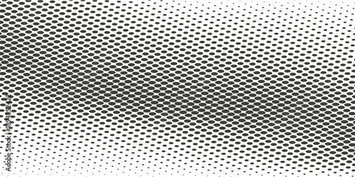 Titik-titik halftone putih dan hitam pola warna latar belakang tekstur grunge gradien. Ilustrasi vektor gaya olahraga komik seni pop titik. eps 10