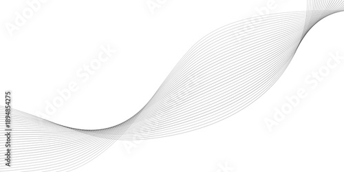 Foto An abstract modern background with curved lines will create an optical illusion effect and successfully complement your design