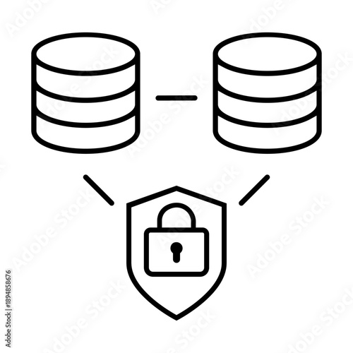 Firewall vector icon. Cybersecurity Illustration sign. Computer antivirus symbol. Data protection logo.