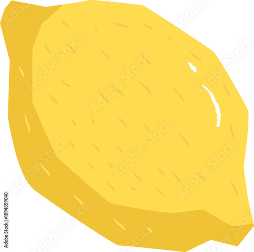 Fresh and Zesty Yellow Lemon Graphic Art Design