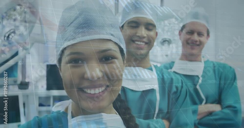 Animation of financial data processing over diverse doctors