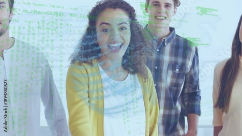 The executives are shown giving a thumbs up, indicating approval or satisfaction