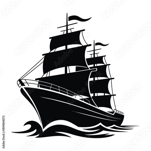 ship silhouette vector