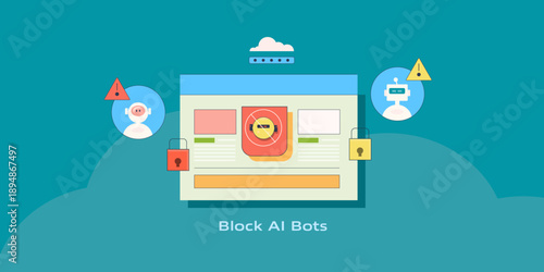 Block ai bot access to web content and user data with cloud security infrastructure.