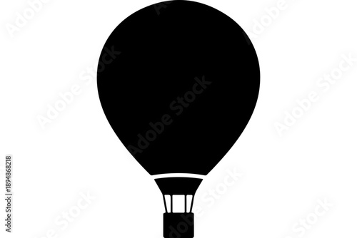 Hot Air Balloon Silhouette Design