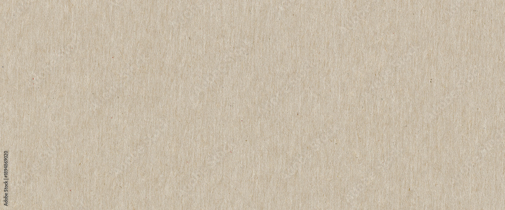 Fototapeta premium Beige kraft paper texture pattern. Recycled cardboard or packaging material for background or natural design. Cardboard concept, blank plain surface