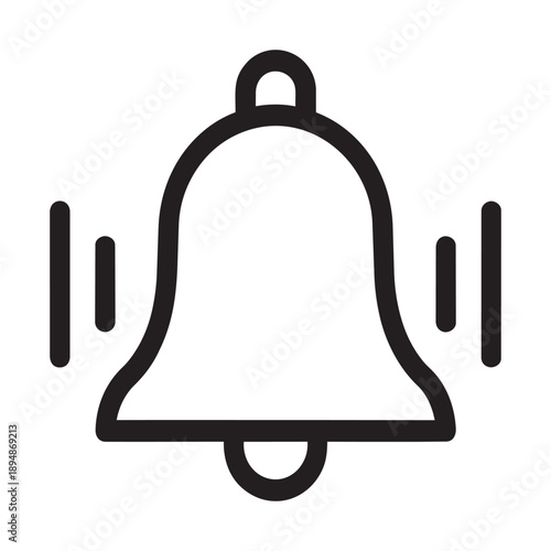 Bell Ringing Icon vector