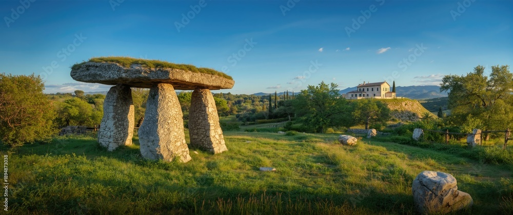 Fototapeta premium Puglia's Dolmen of Montalbano