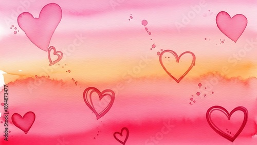 Happy valentine day. with creative love composition of the hearts. Symbol of love. Valentine day gift box. Valentine day Background