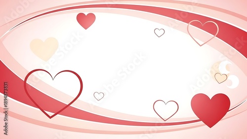 Happy valentine day. with creative love composition of the hearts. Symbol of love. Valentine day gift box. Valentine day Background