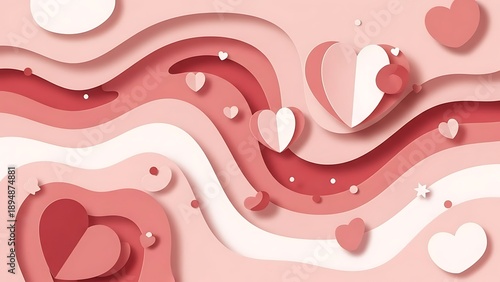 Happy valentine day. with creative love composition of the hearts. Symbol of love. Valentine day gift box. Valentine day Background
