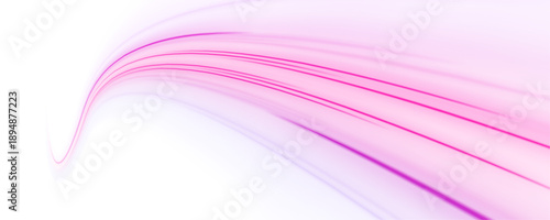 Electric light waves flow like traffic on a futuristic highway. Motion blur adds depth and rhythm. A bold abstract illustration for speed themes. PNG