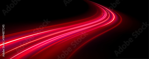Light streaks flash forward like speed lines in a sci-fi scene. Bright neon tones add intensity. Perfect for futuristic and abstract designs.
