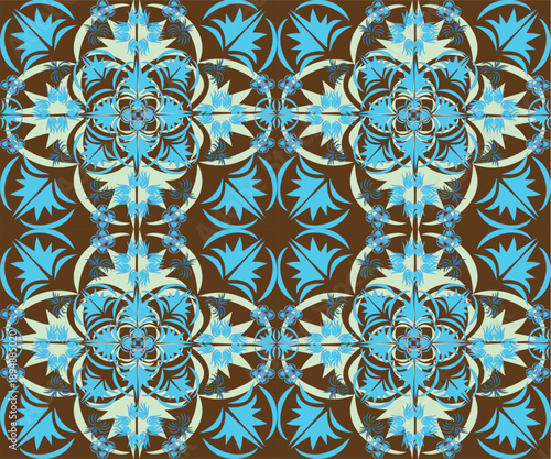 seamless floral pattern,  vine trellis
