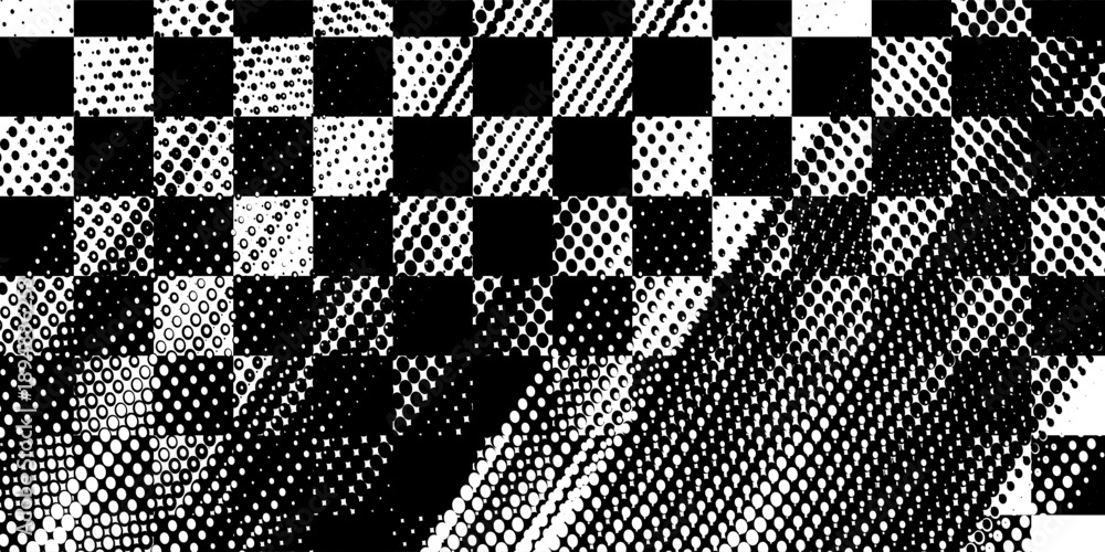 Naklejka premium Checkered flag wave on white background design for sport race championship vector illustration.