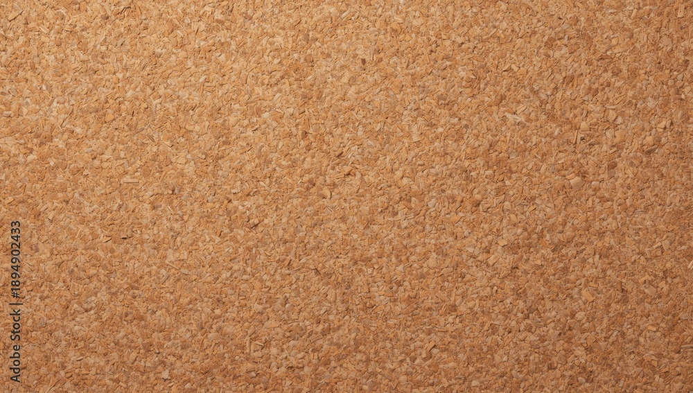 Fototapeta premium Office decor featuring a brown cork wood textured wall surface, serving as a functional background for workspace layout