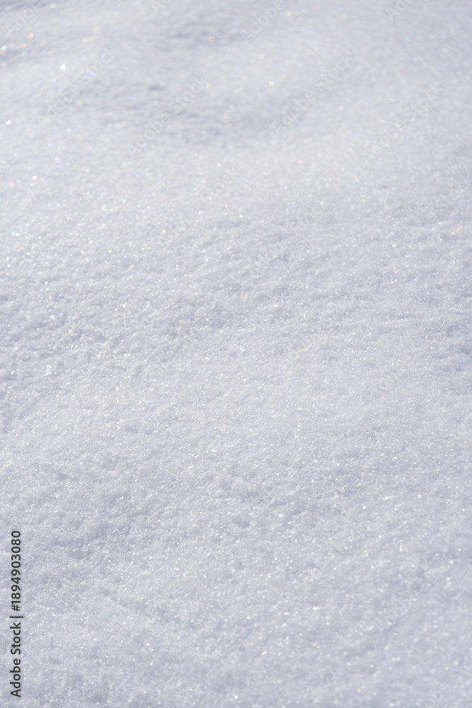 Obraz premium 札幌の雪景色｜きらめく雪のテクスチャ