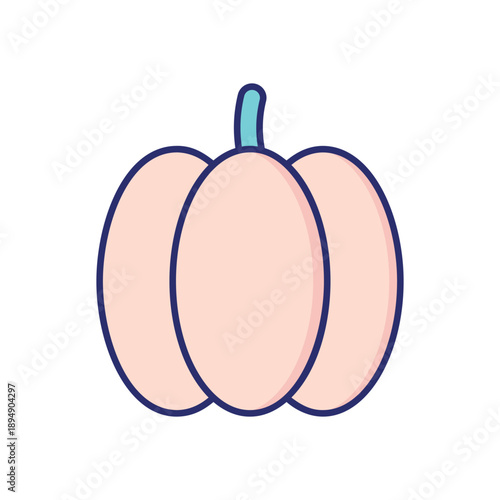 Capsicum vector icon