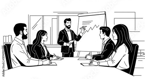 business people in a cafe