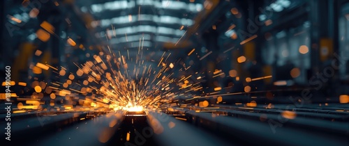 Wallpaper Mural Background with an industrial abstract design related to welding and manufacturing Torontodigital.ca