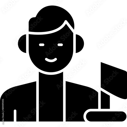 Diplomat Icon Vector Element