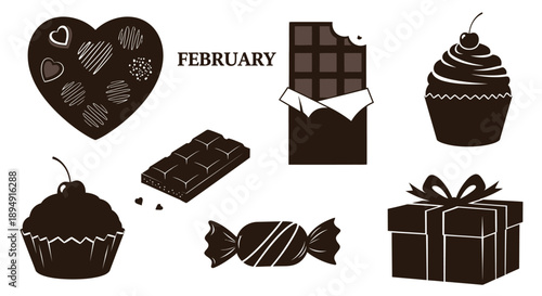 Chocolate treats for valentine's day in february