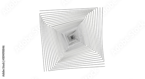 Geometric Pattern of Concentric Squares Design.