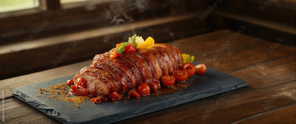 custom made wallpaper toronto digitalTomato and pepper-infused pork belly marinade