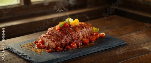 Wallpaper Mural Tomato and pepper-infused pork belly marinade Torontodigital.ca