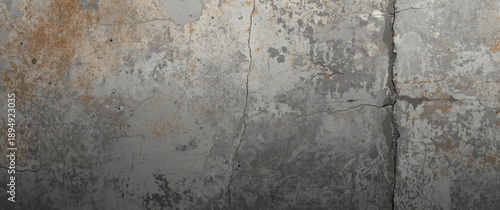 Line pattern on the rough concrete surface, warm gray color