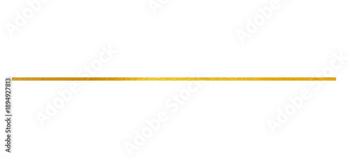 Golden line, gold line, straight golden line