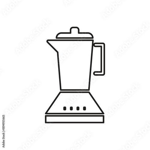 Blender icons in Thin line black color. flat simple vector symbols illustration.