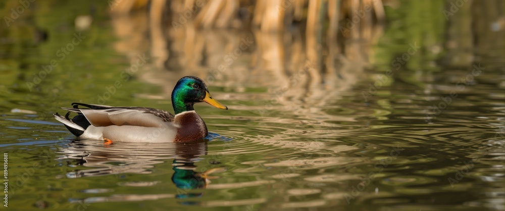 Obraz premium Wild duck animal