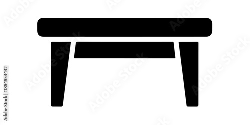 A set of vintage brown wooden furniture featuring an isolated chair and empty stool designed for a home office interior