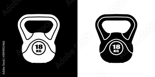 dumbbell vector isolated white background