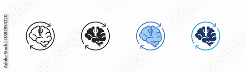 Set of learning icon collection in multiple style. Icon suitable for web and mobile application