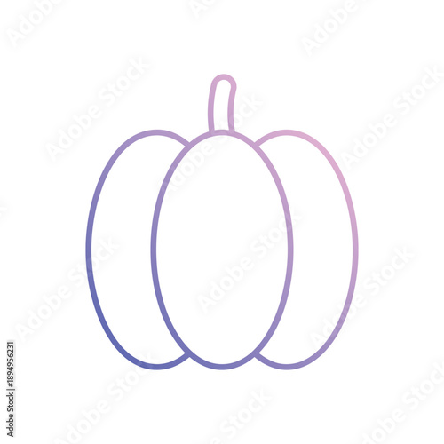 Capsicum vector icon
