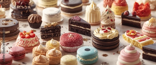 Background display options for bakery items