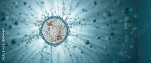 Ground section of Mammal Compact Bone under the microscope