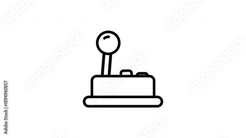 Wallpaper Mural Animated Joystick Icon Motion Graphic for Gaming Interface Torontodigital.ca