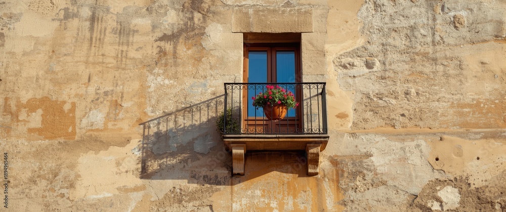 Fototapeta premium Historic balcony view