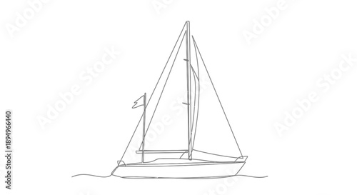 sailing boat on water